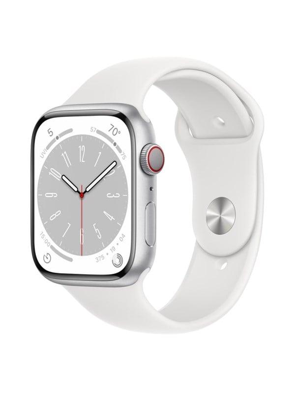 Apple Watch Series 8 GPS + Cellular 45mm – Sølv Aluminium