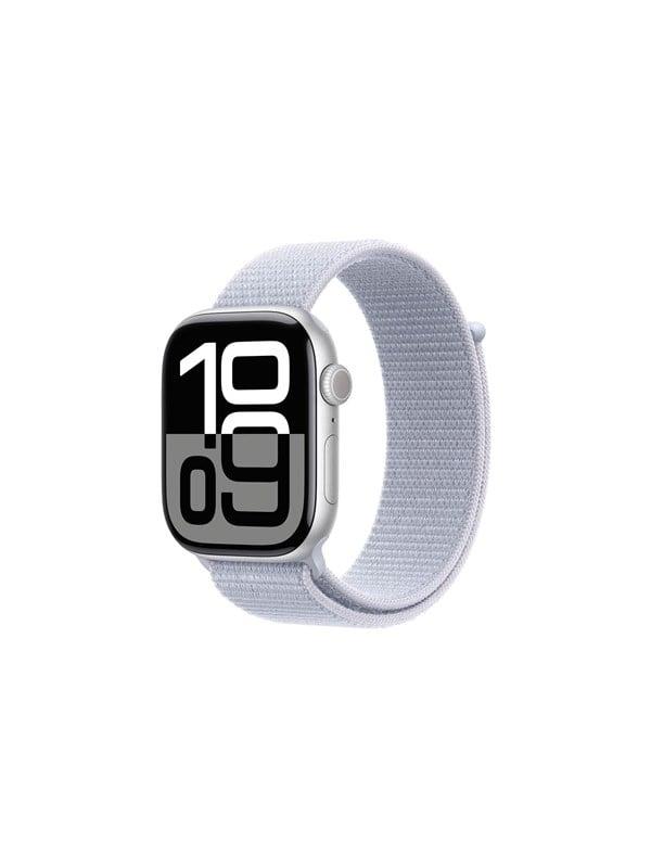 Apple Watch Series 10 GPS 46mm – Sølv & Blå Sportløkke