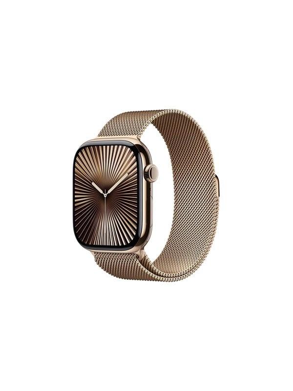 Apple Watch Series 10 GPS + Cellular i Guld Titanium – Eksklusiv!