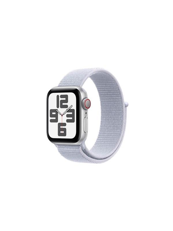 Apple Watch SE GPS + Cellular 40mm – Sølv Aluminium & Sport Loop