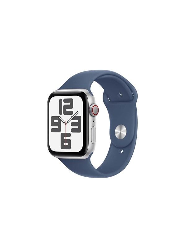 Apple Watch SE GPS + Cellular 44mm – Sølv Aluminium & Rem