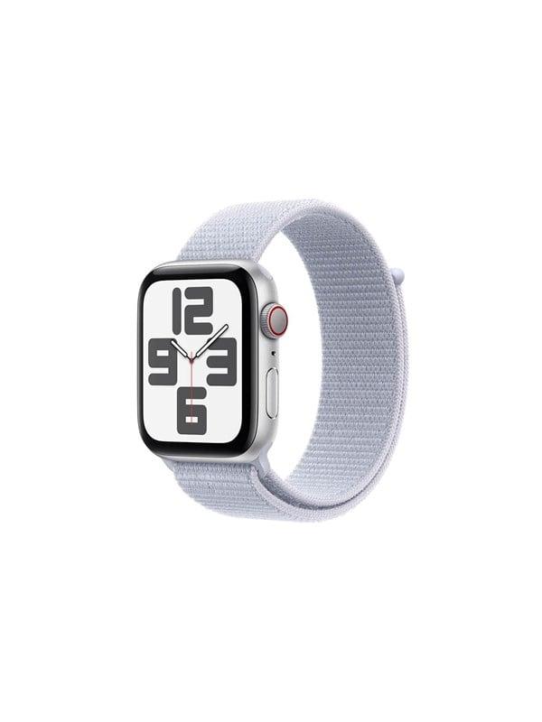 Apple Watch SE GPS + Cellular 44mm – Sølv Aluminium & Sport Loop