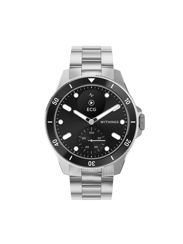 Scanwatch Nova 42mm Sort – Luksus EKG Smartwatch Tilbud