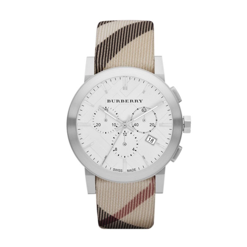 Burberry Chronograph Stål Herreur Bu9357 – Tidløs Elegance