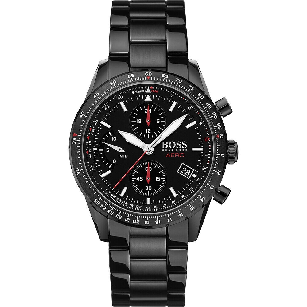 Hugo Boss Aero Chrono Black – Sportskronograf til mænd