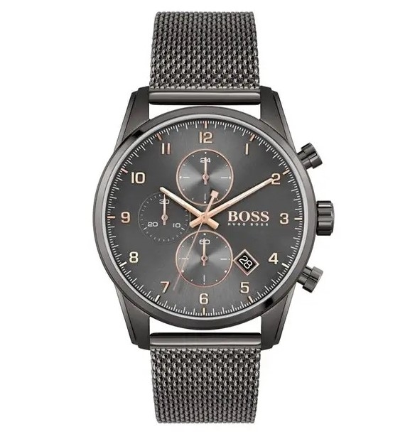 Hugo Boss Skymaster Grå Kronograf Ur på Udsalg!