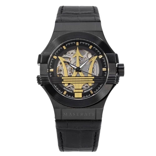 Maserati Potenza Black Automatisk Herreur – Tidløs Luksus