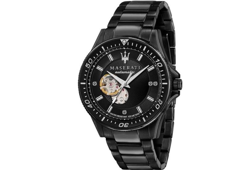 Maserati Sfida Black Automatisk Ur – Tidløs Elegance