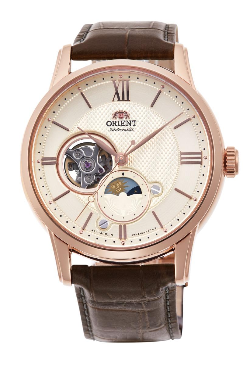 Elegant Orient Sol- og Måne Automatisk Herreur – Stilfuld Elegance