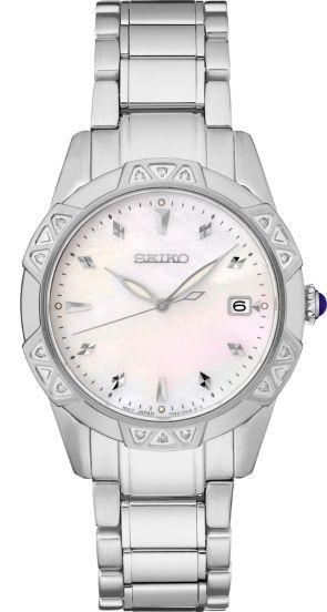 Seiko Dameur med 14 Diamanter SKK727P1 - Fantastisk Tilbud!