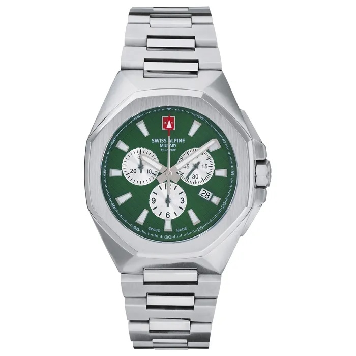 Swiss Alpine Militær Typhoon Chronograph – Grøn Elegance