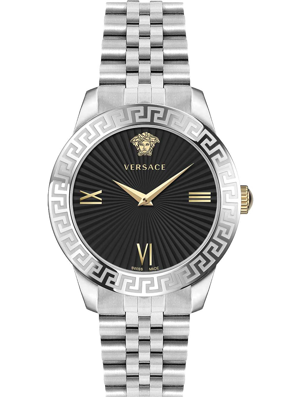 Versace Greca Silver Dameur – Luksuriøst Ur til Kvinder