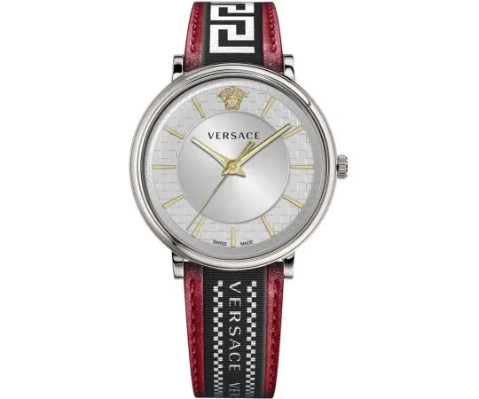 Versace V Circle Sølv Herreur – Luksus til Mænd