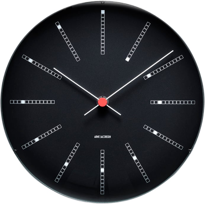 Bankers Vægur ø29 Sort fra Arne Jacobsen Clocks