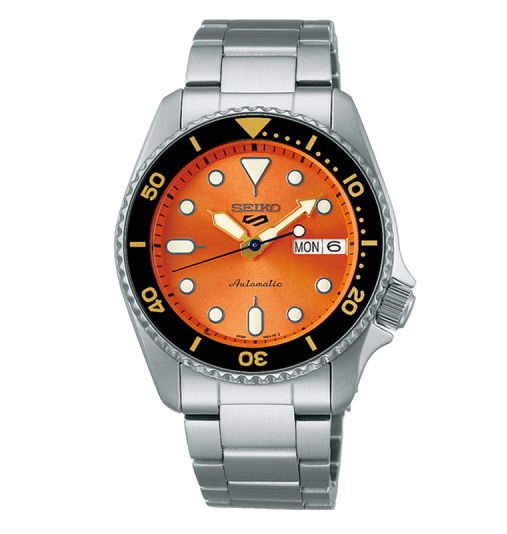 5 Sports Skx Orange Automatic Herreur fra Seiko