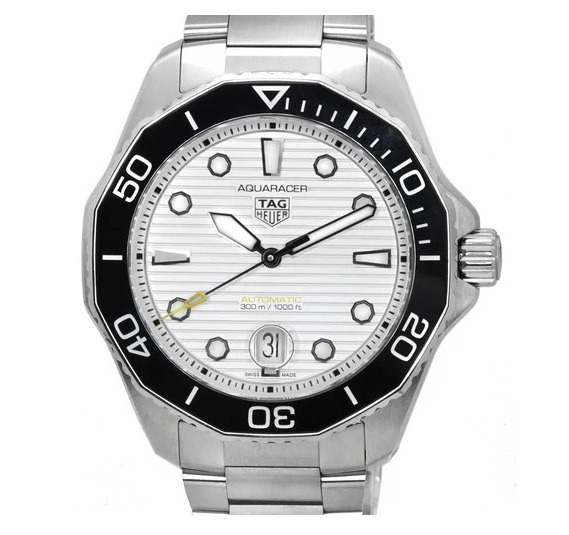 Aquaracer Professional 300 Date Silver Herreur fra Tag Heuer