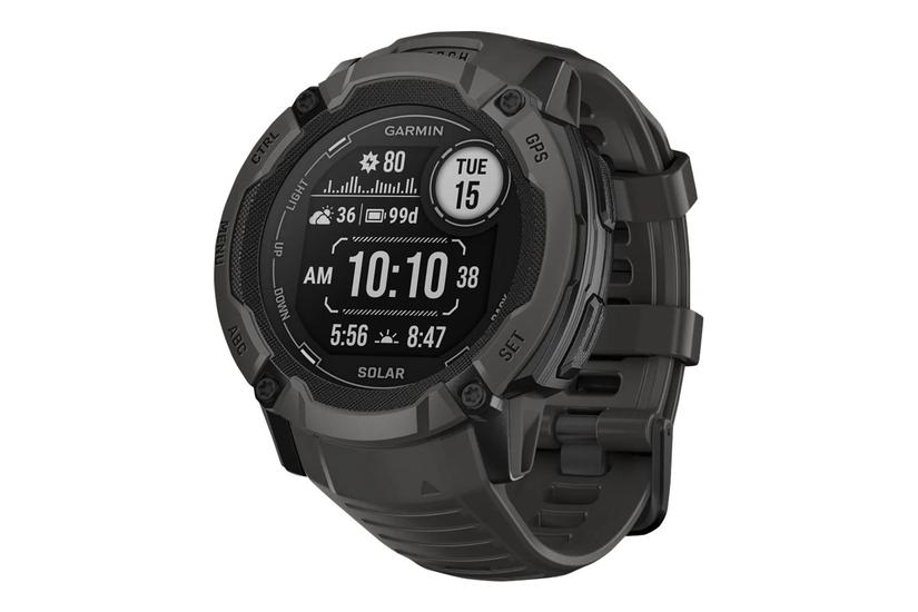 Instinct 2x Solar   Fiberforstærket Polymer   Ja Smart Ur Med Bånd   64 Mb   Grafit fra Garmin