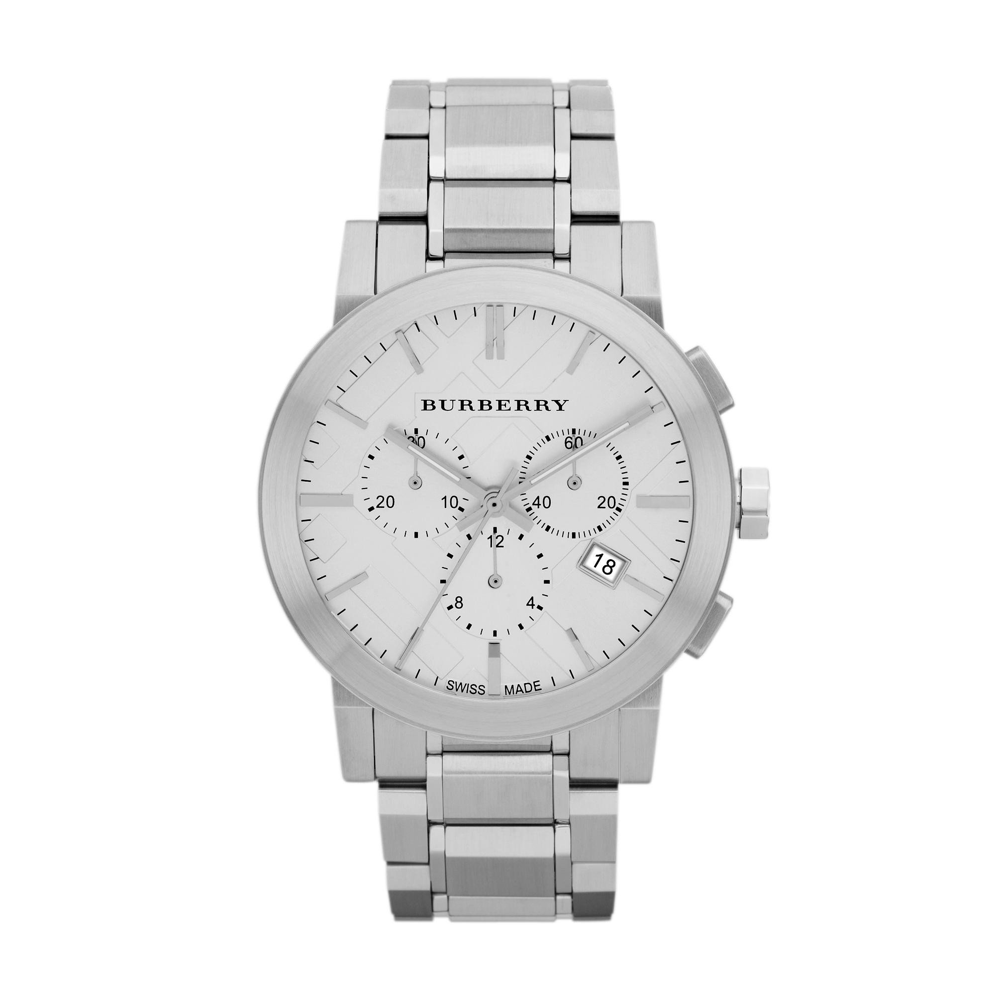 "the City" Steel Herreur Bu9350 fra Burberry