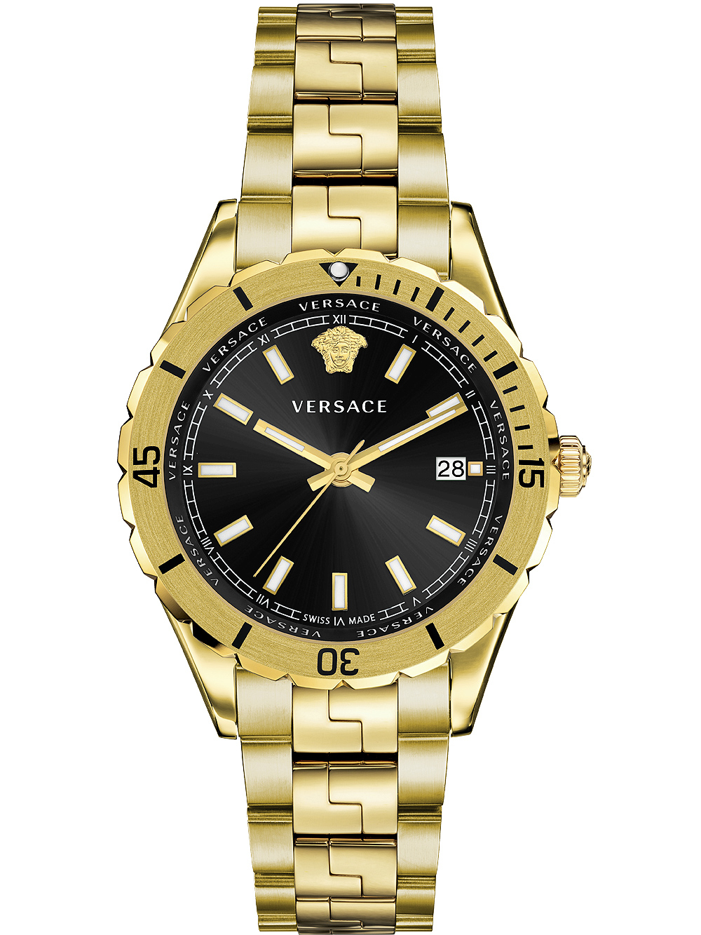 Hellenyium Gold Herreur Vevd00619 fra Versace