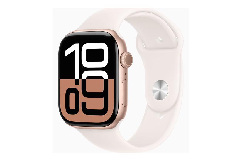 Watch Series 10 (gps + Cellular)   Roseguldaluminium   Smart Ur Med Sportsbånd   Lyserød   64 Gb fra Apple
