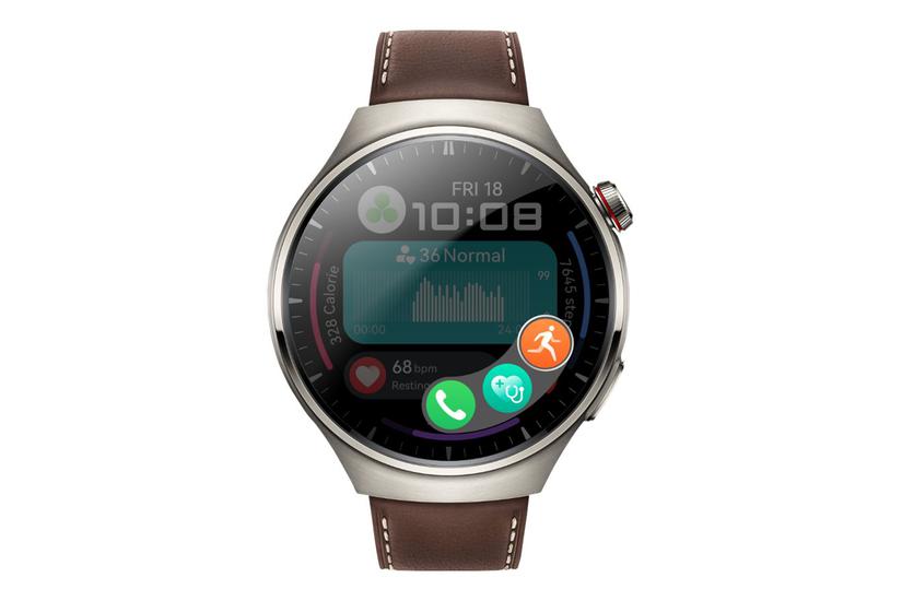 Watch 4 Pro   Titanium   Smart Ur Med Rem   Mørkebrun   32 Gb fra Huawei