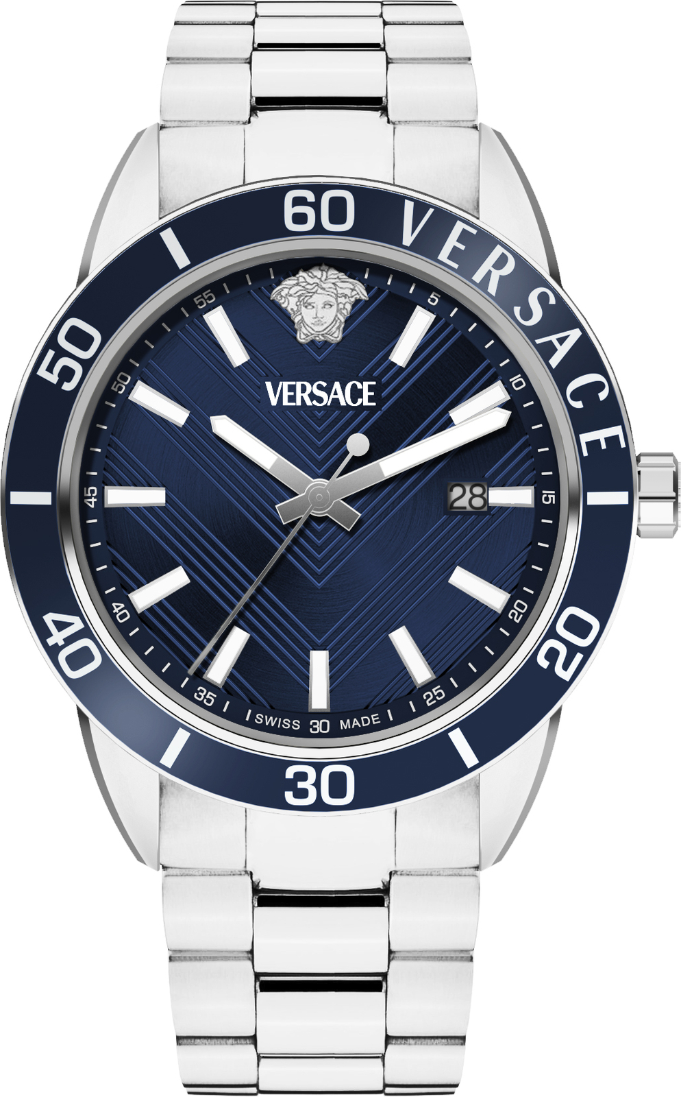 Greca Urban Silver Herreur Veyca0424 fra Versace