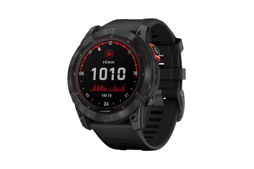 Fnix 7x Solar   Skifergrå   Sportsur Med Bånd   Sort   16 Gb fra Garmin