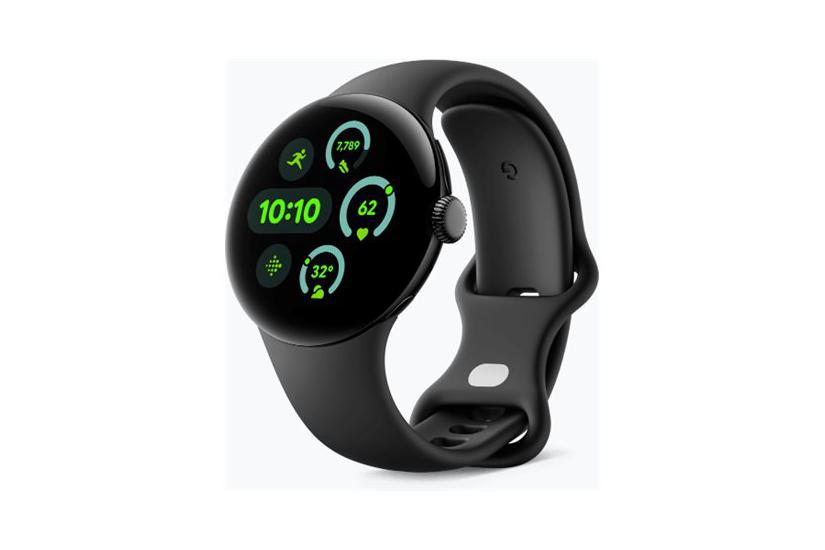 Pixel Watch 3   Matsort Aluminium   Smart Ur Med Aktivt Bånd   Obsidian   32 Gb fra Google